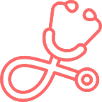 Sobre a Dra. Gabriela Ramos 2 ícone de um estetoscópio para representar a medicina